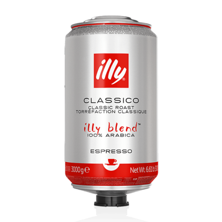 פולי קפה אילי - 3000 גר' - קלייה בינונית קלאסיקו - illy classico