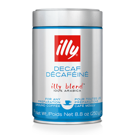 קפה טחון illy נטול קפאין