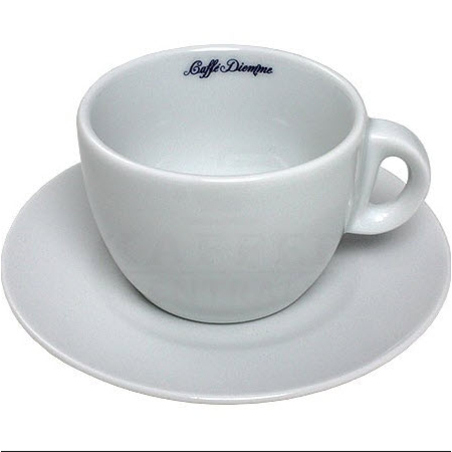 ספל קפה קפוצ'ינו + תחתית של דיאמה