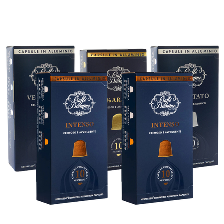 מבצע מיקס בנדל 50 קפסולות קפה Diemme סוג הקלייה - לפי בחירה