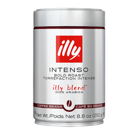 פולי קפה אילי - 250 גר' קלייה כהה אינטנסו - illy intenso