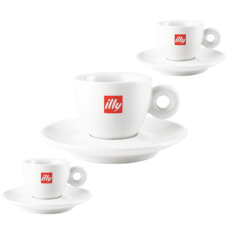 מבצע 3 ספלים illy אספרסו