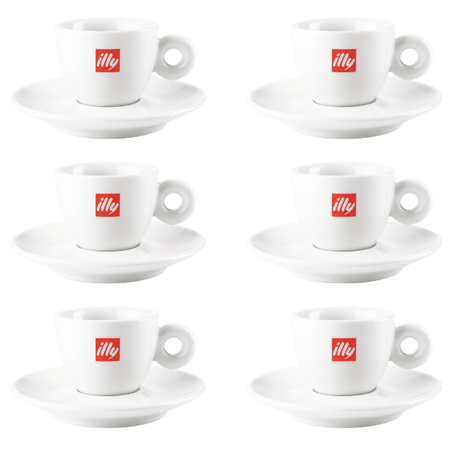 מבצע 6 ספלים illy אספרסו