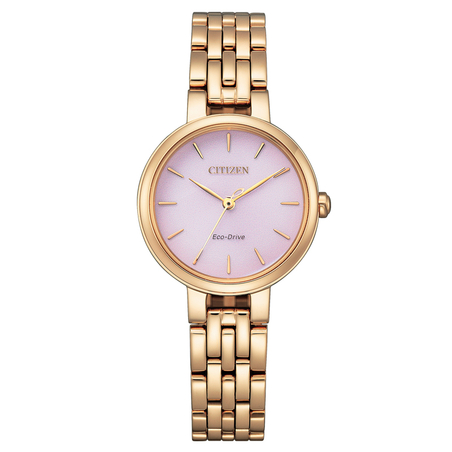 שעון CITIZEN אלגנטי רוז סולארי לאישה דגם CIEM099382X