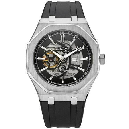 שעון אמבוס טריטון EMBOSS Triton Automat דגם  EMTRMUSSBSB000