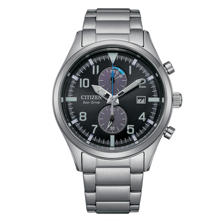 שעון CITIZEN כרונוגרף סולארי לגבר דגם CICA702881