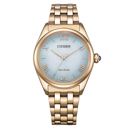 שעון אלגנטי זהב אדום סולארי לאישה דגם CIEM114381X