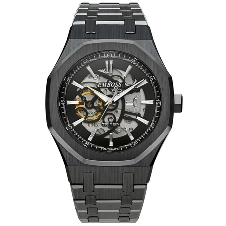 שעון אמבוס טריטון EMBOSS Triton Automat דגם EMTRMUBKBMB000
