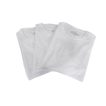 3 חולצות דרייפיט לבן