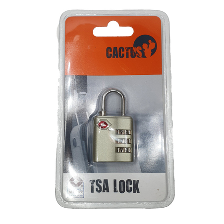 מנעול קומבינציה 3 מספרים CACTUS