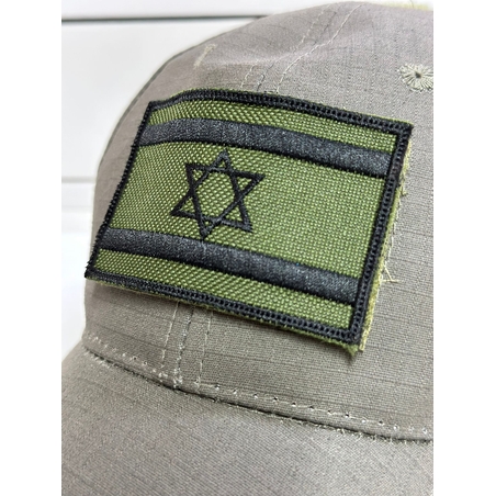 פאצ' דגל ישראל - ירוק שחור