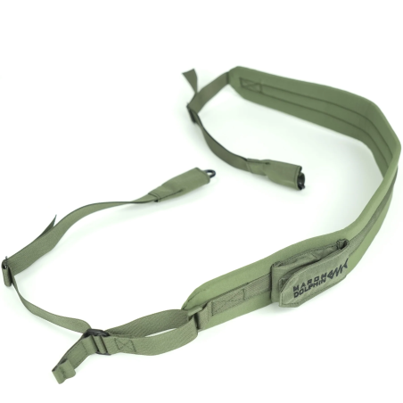 רצועה לנשק מרופדת מרעום דולפין (2024) שחור/ירוק זית