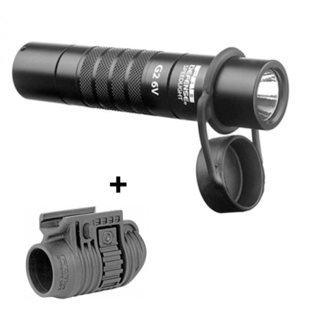 פנס טקטי FAB Speed Light G2 6V + מתאם PLA מתנה !