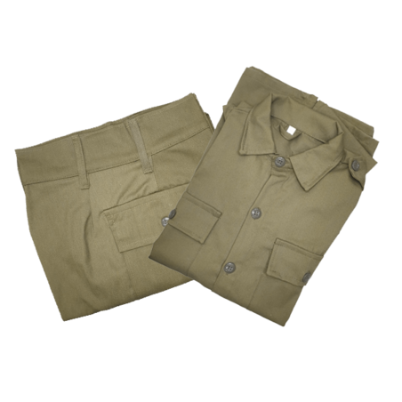 סט מדי ב' זית - מכנס וחולצה מדים צבאיים