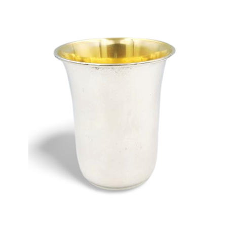 כוס קידוש עגול חלק כסף טהור
