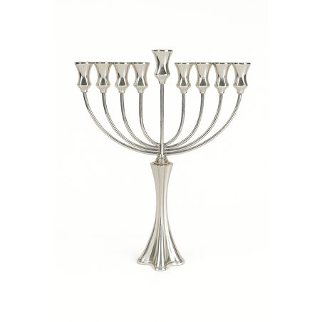 חנוכיה כוכב XL כסף טהור