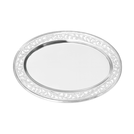 מגש מנוסר כסף טהור