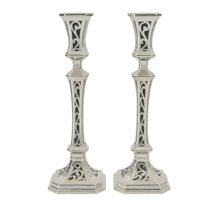 פמוטי פריז M מנוסר כסף טהור