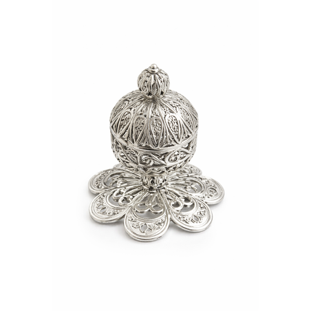 Round filigree Bsamim box