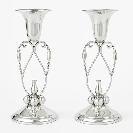 פמוטי אורי כסף טהור