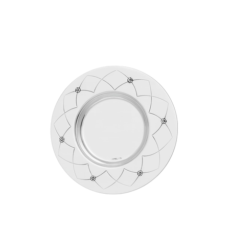 צלחת לגביע קידוש X פרח כסף טהור