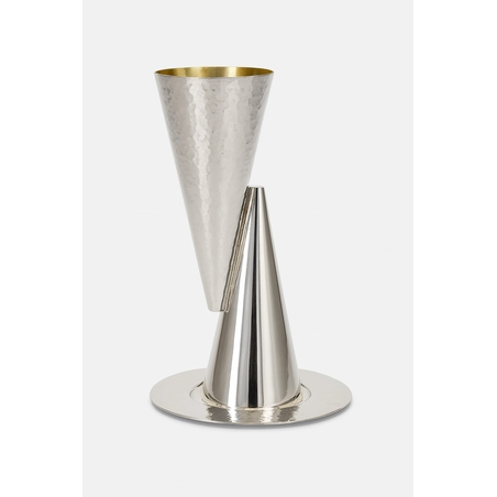 סט קידוש עמית כסף טהור