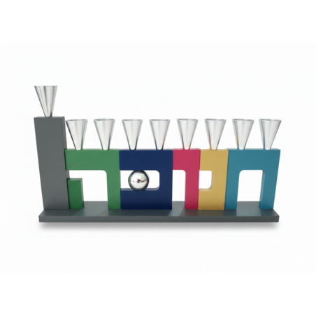 חנוכיה אותיות