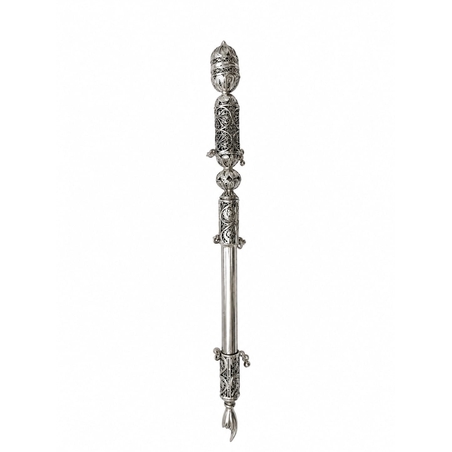 Torah scroll pointer, traditional filigree work made of 925 sterling silver