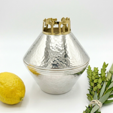 Yonathan pure silver etrog box