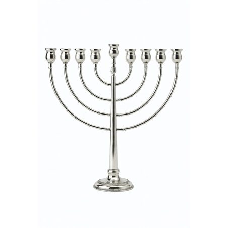 חנוכיה קלאס כסף טהור