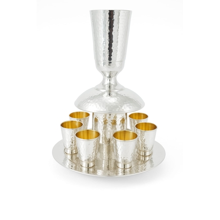 Pure silver hammer wine dispenser (funnel)