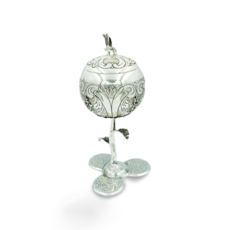 Kiddush Rosin cup decorated pure silver