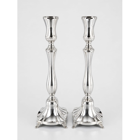 Shraga pure silver candlesticks