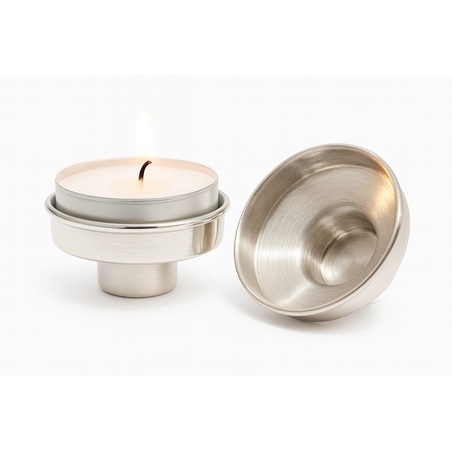 A pair pure silver adapters for T-LIGHET