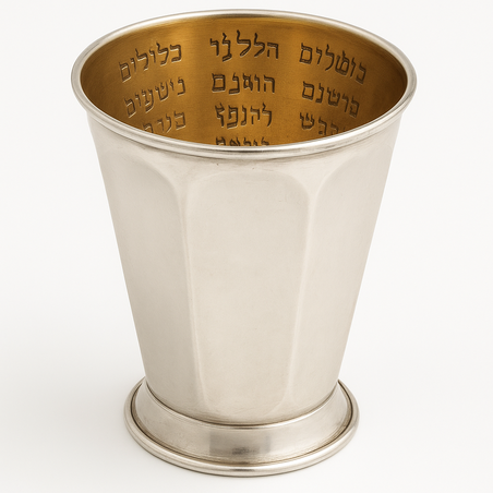 כוס קידוש נהרות כסף טהור
