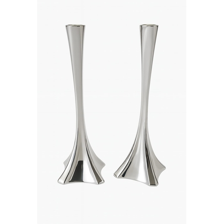 פמוטי פרינס קעור כסף טהור