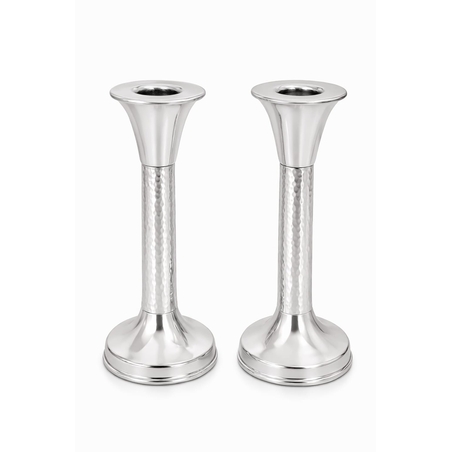 זוג פמוטי עמוד כסף טהור