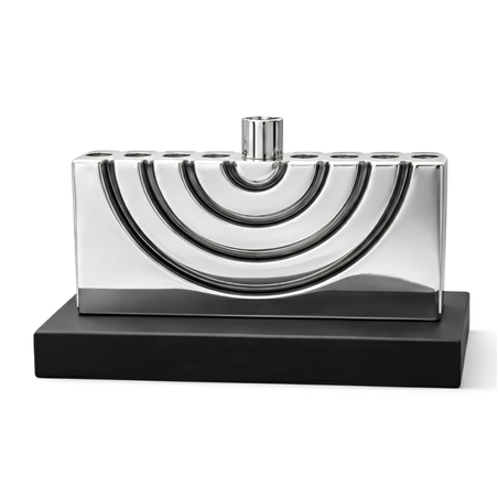 חנוכיה מיני מוזיאון כסף טהור