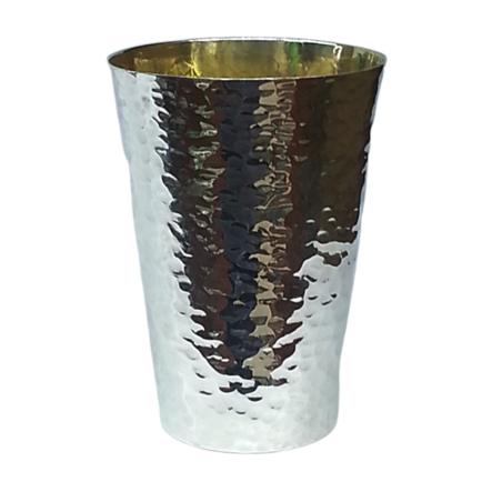 Kiddush cup straight L pure silver