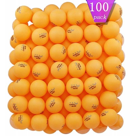 מארז 100 כדורי פינג פונג כתומים 3 כוכבים PACIFIX 5005