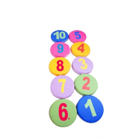 סט כריות ישיבה עגולות (1-10) קוטר 6*36 ס