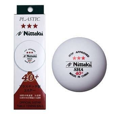 3 כדורי פינג פונג 3 כוכבים NITTAKU 5002