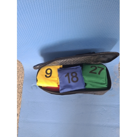 סט 27 יח ערכת שקית פעילות תחושתית מספרים ואותיות בתיק
