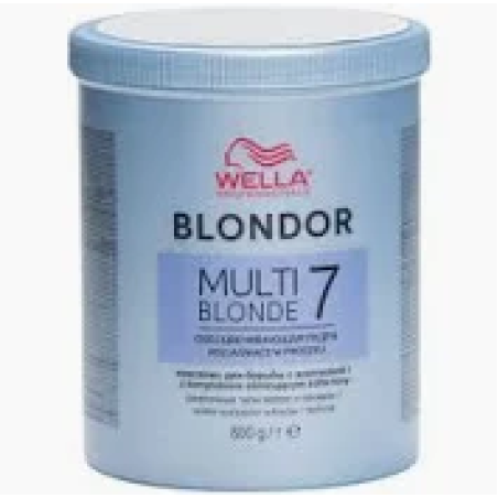 אבקת הבהרה בלונדור וולה 7 טון - blondor multi blond 7 WELLA 800g