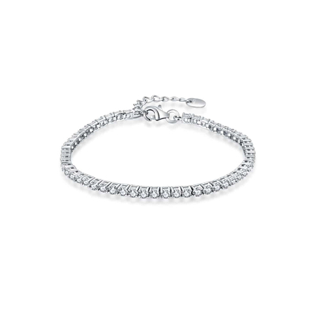 צמיד טניס קלאסי לאישה כסף 925