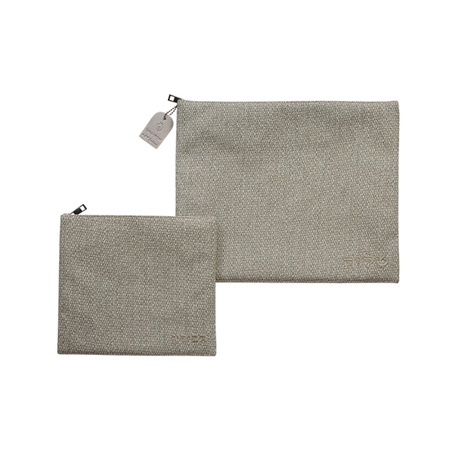 כיסויי טלית תפילין פשתן צבע שמנת-אפור משופשף 29 *36