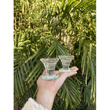 זוג פמוטי קריסטל מהודרים 5.5 ס