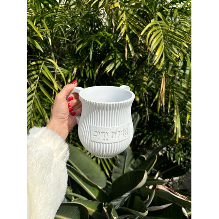 נטלה מהודרת מפולימר לבנה 14 ס