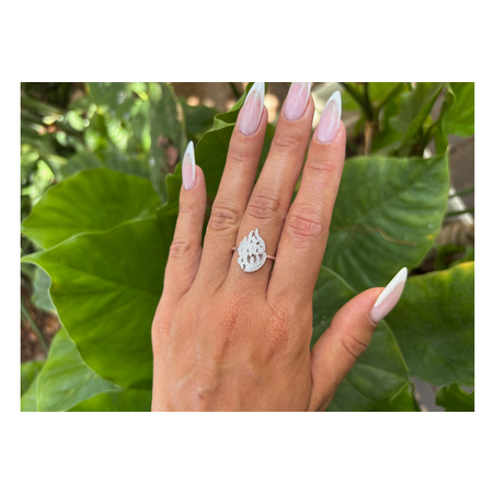 טבעת האש שלי עדינה מכסף אמיתי 925