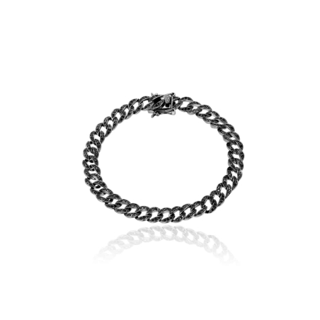 צמיד גורמט חוליות לגבר מכסף 925